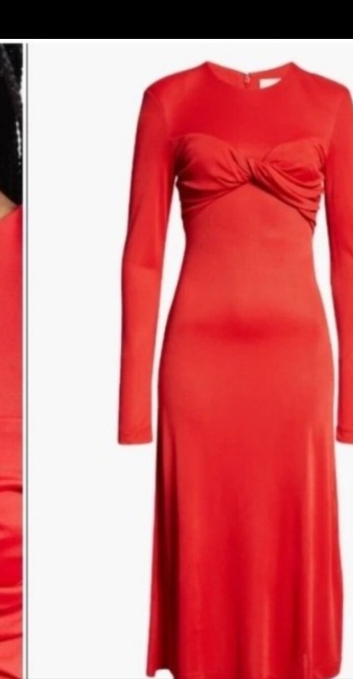 Farm Rio Twisted Cup Midi Dress Size Small - Picture 2 of 6